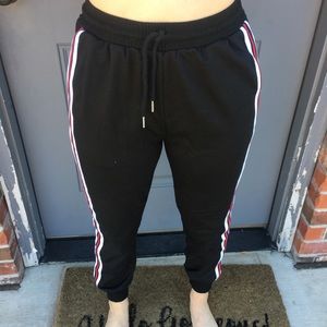 Striped joggers